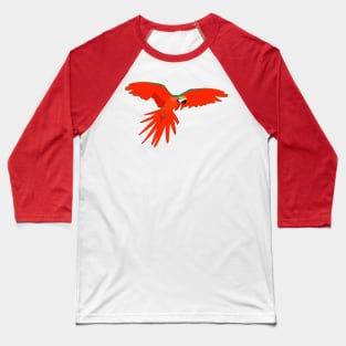 Red Parrot Baseball T-Shirt